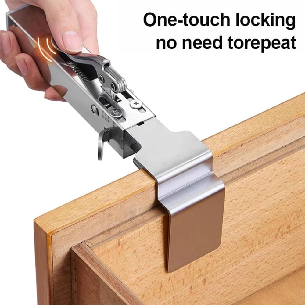 Woodworking Quick Clamps - 빠른 설치 서랍 전면 설치 클램프,