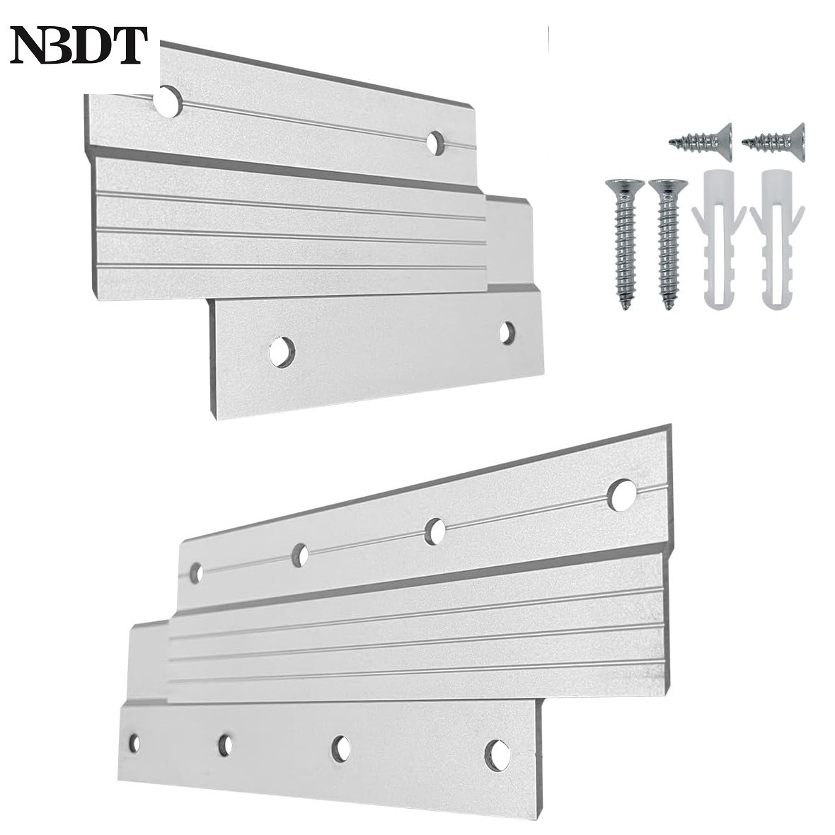 Woodworking French Cleat - 4쌍 알루미늄 4인치 6인치 12인치 프렌치