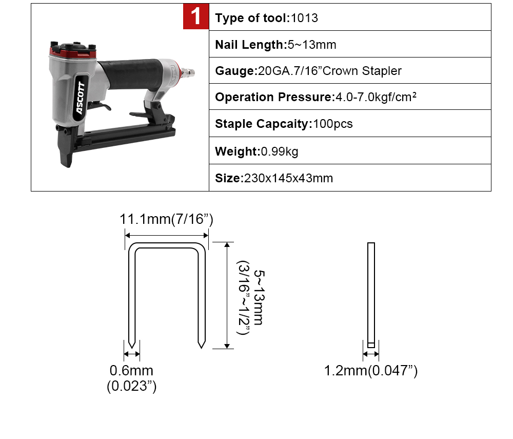 20GA 5-13mm 100개 1013j 산업용 DIY - Woodworking Industry 리뷰 및 가격