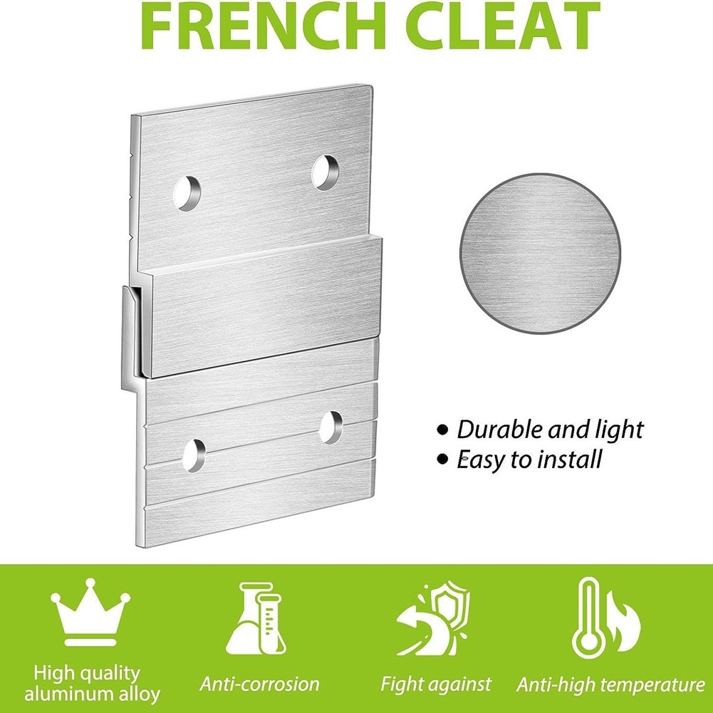알루미늄 합금 프렌치 클리트 벽걸이 브래킷, 그림, 거 - Woodworking French Cleat 리뷰 및 가격