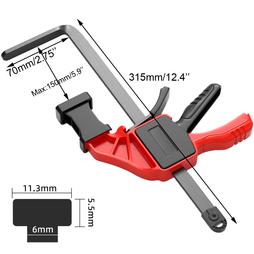 목공용 얇은 가이드 레일 클램프 트랙 톱용 F형 90K - Woodworking Quick Clamps 리뷰 및 가격