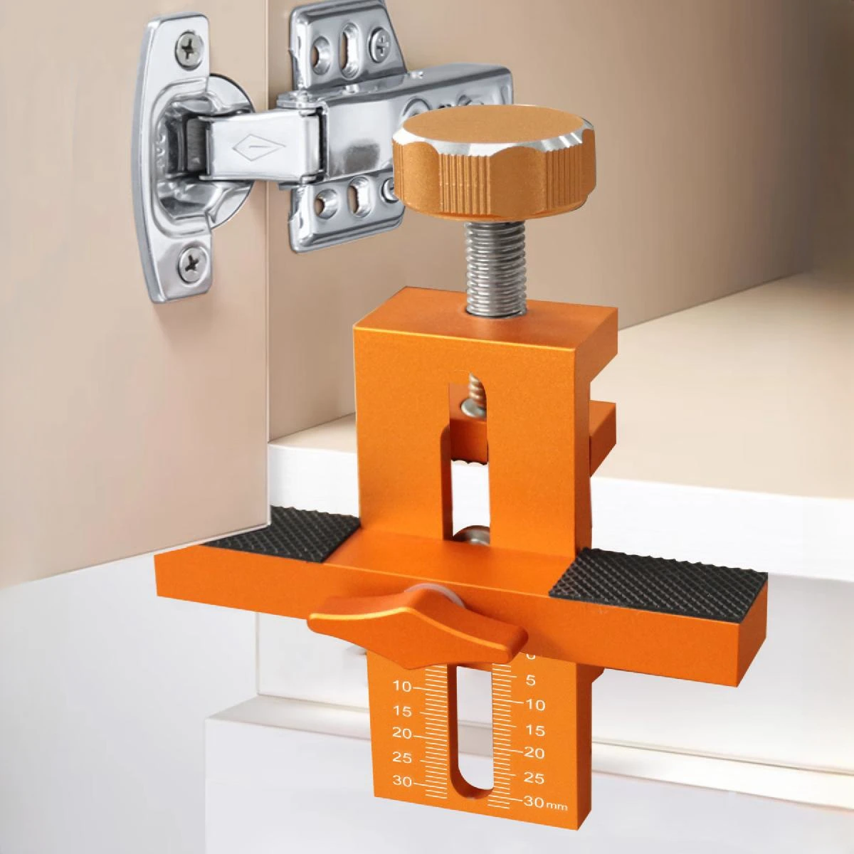 금속 조절식 캐비닛 도어 설치 지그 7-40mm 클램핑 - Woodworking Quick Clamps 리뷰 및 가격