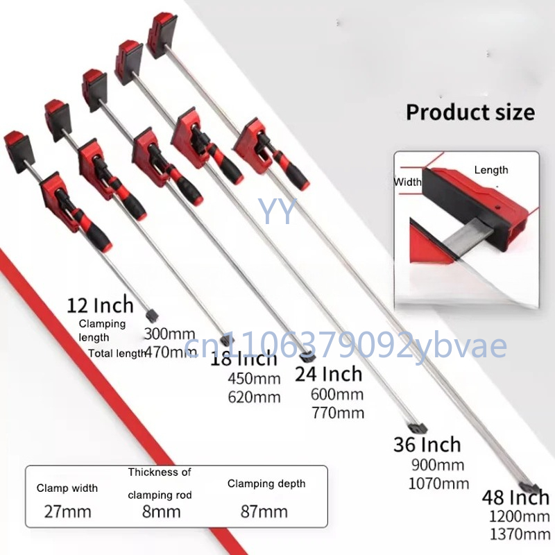 헤비 듀티 평행 클램프 12인치 18인치 24인치 36 - Woodworking Quick Clamps 리뷰 및 가격