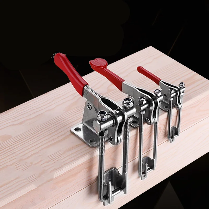 90도 퀵 릴리스 클램프 아연 도금 철제 조절 가능 금 - Woodworking Quick Clamps 리뷰 및 가격