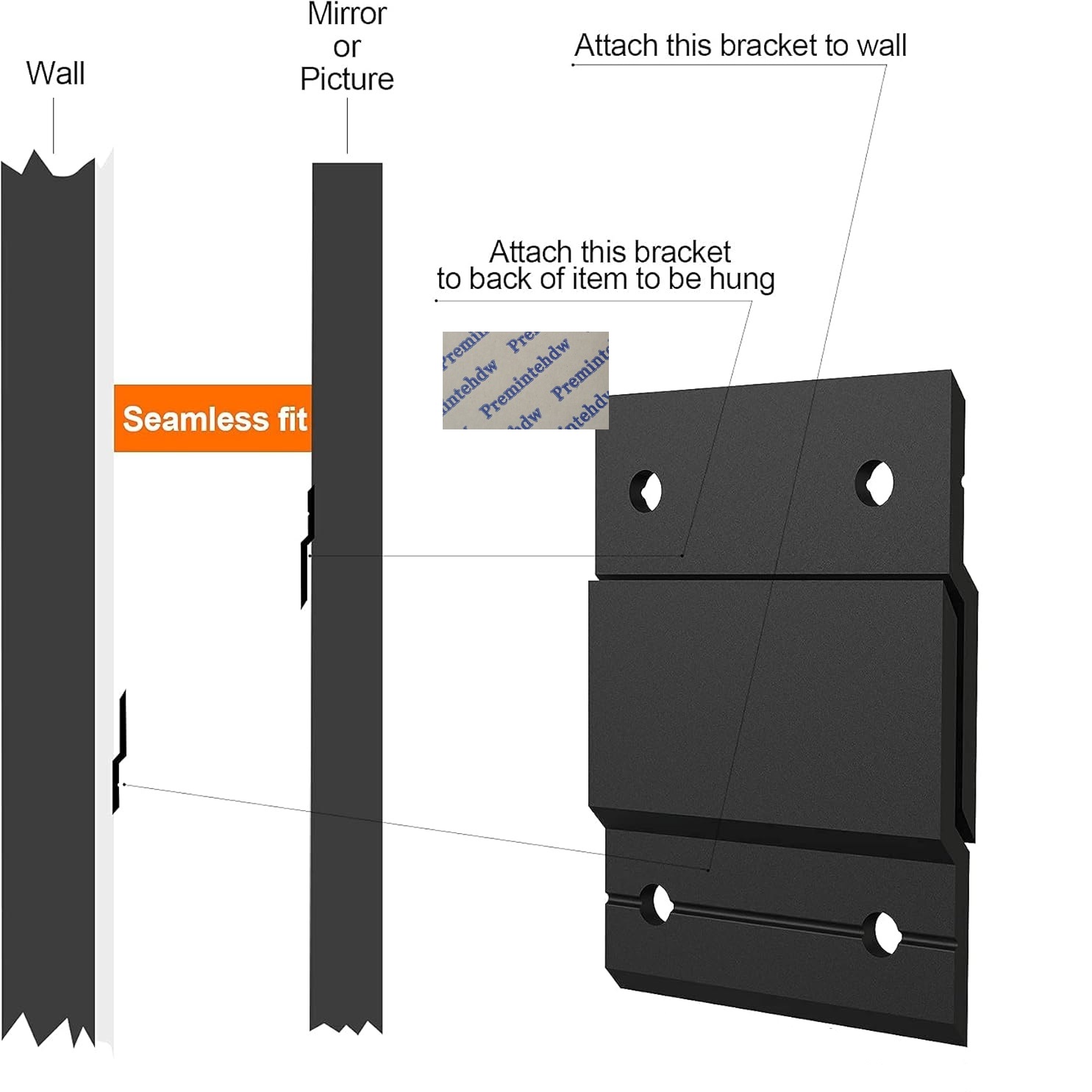 알루미늄 벽 패널 Z 걸이식 브래킷, 2 인치 프렌치  - Woodworking French Cleat 리뷰 및 가격